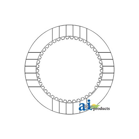A & I Products Disc, PTO Clutch 5" x5" x0.2" A-AR108105